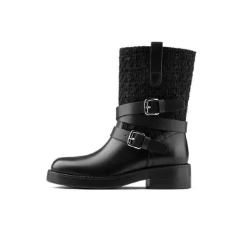 73Hours Chance Island Ankle Boots 4.5cm Women's Black