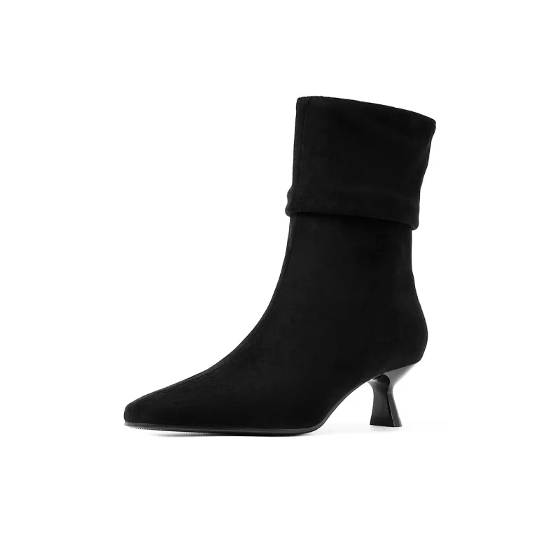 HARSON Ankle Boots Women's Black/Chocolate-6