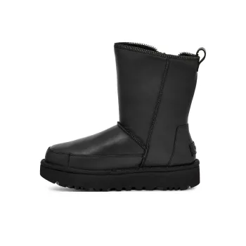 UGG Classic Short Moto Boot Black Women's