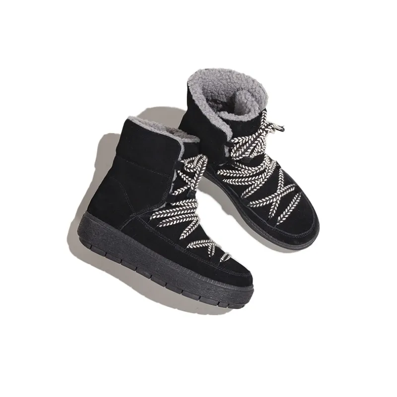 BESTFEEL Warm Slip-Resistant Short Snow Boots Women's-3