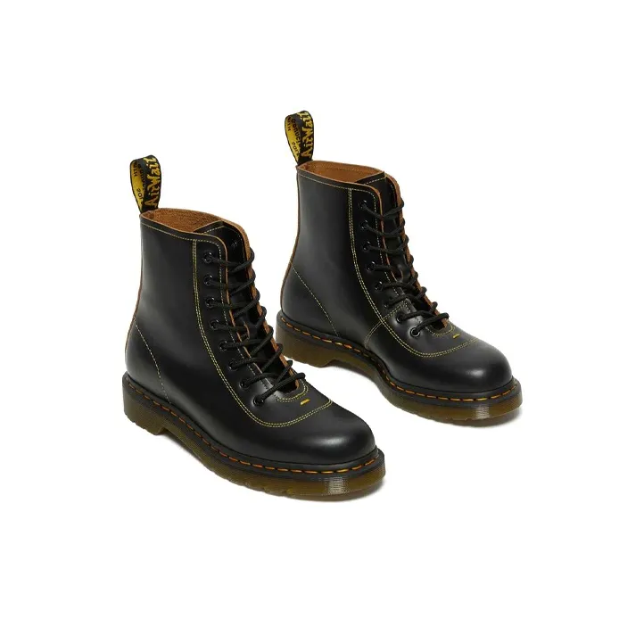Dr.Martens Pharamond Vintage Smooth Leather Ankle Boots 'Black'-3