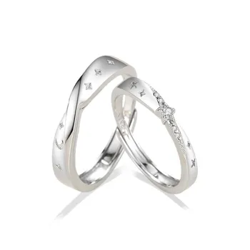 Chongqing Gold Store S999 Fine Silver Rings Unisex