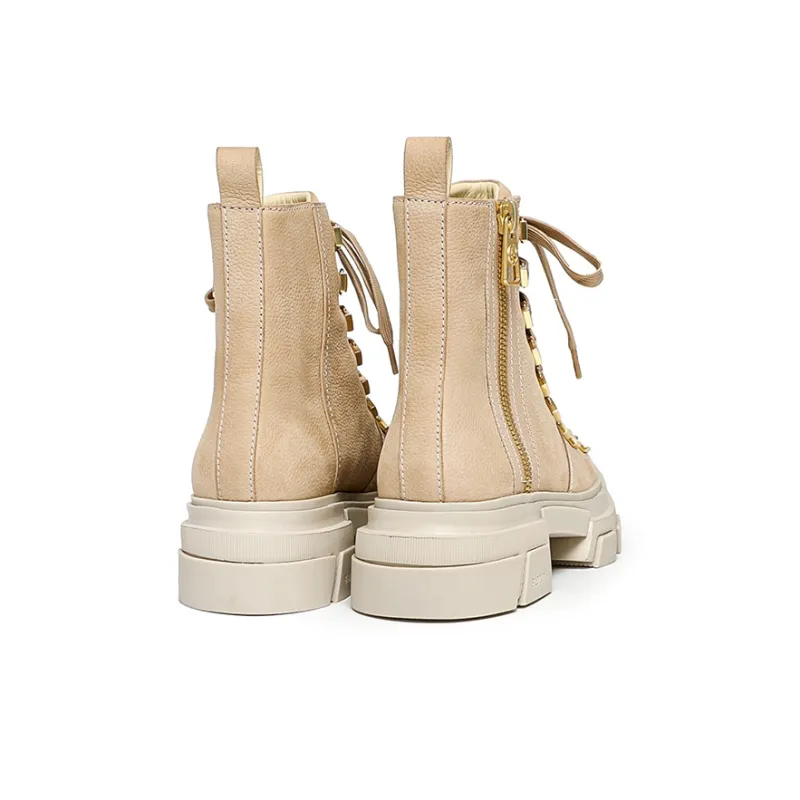 BLOCCO5 Ankle Boots Women's Beige-2