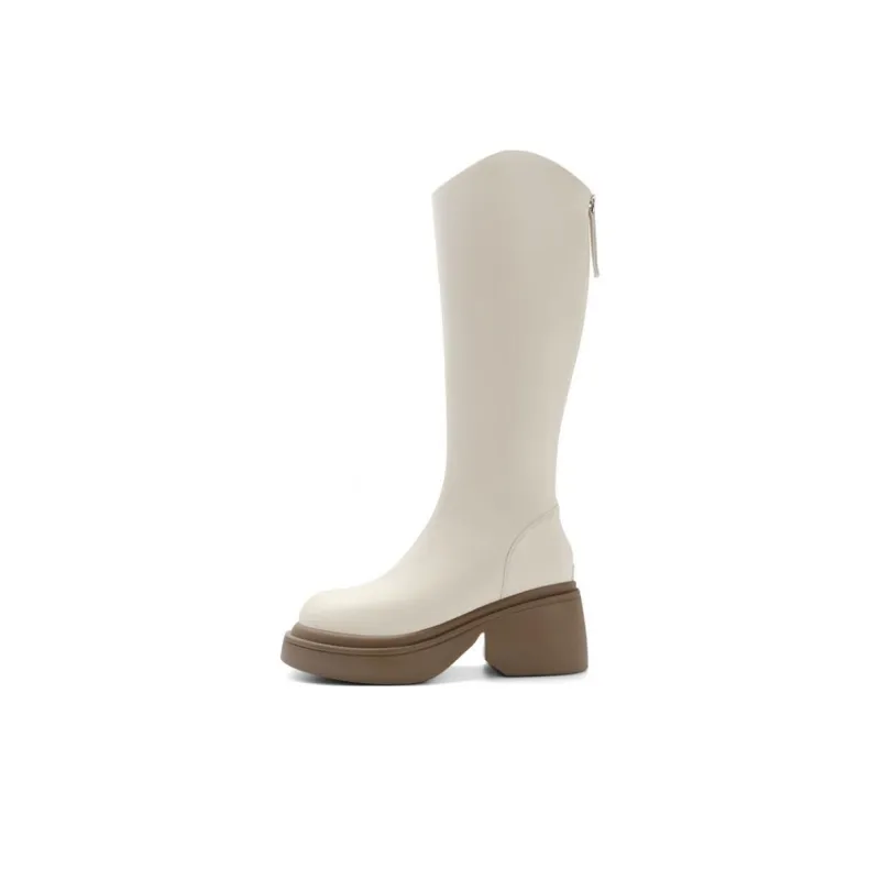 BELLE Knee-high Boots 6.5cm Women's Black-4
