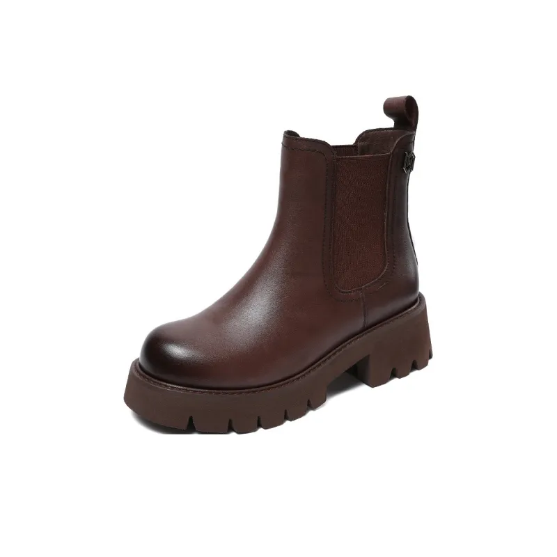 Devanro Short Chelsea Boots 5.5cm Women's-4
