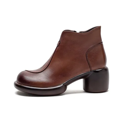 Jay Ankle Boots Women's Black/Coffee