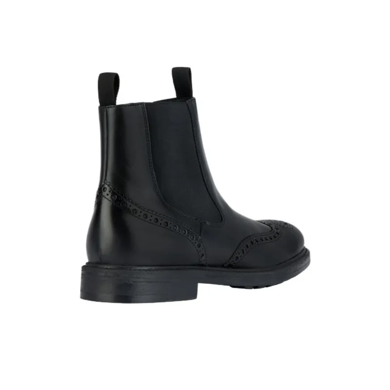 GEOX Tiberio Short Chelsea Boots Men's Black-3