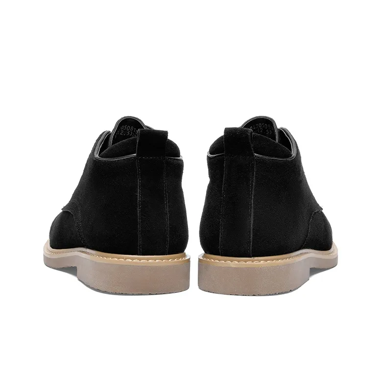 Cabbeen Minimalist Style Fashion Versatile Niche Ankle Boots Men's Black Romantic Confessions-3