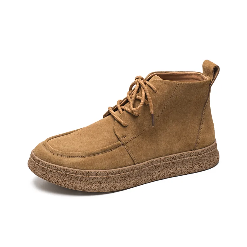 WEISHIBANGWEI Short Chelsea Boots Medium Heel Men's-48