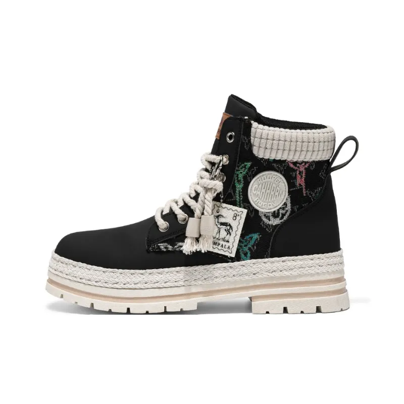 CAHHRRN Ankle Boots Men Black-4