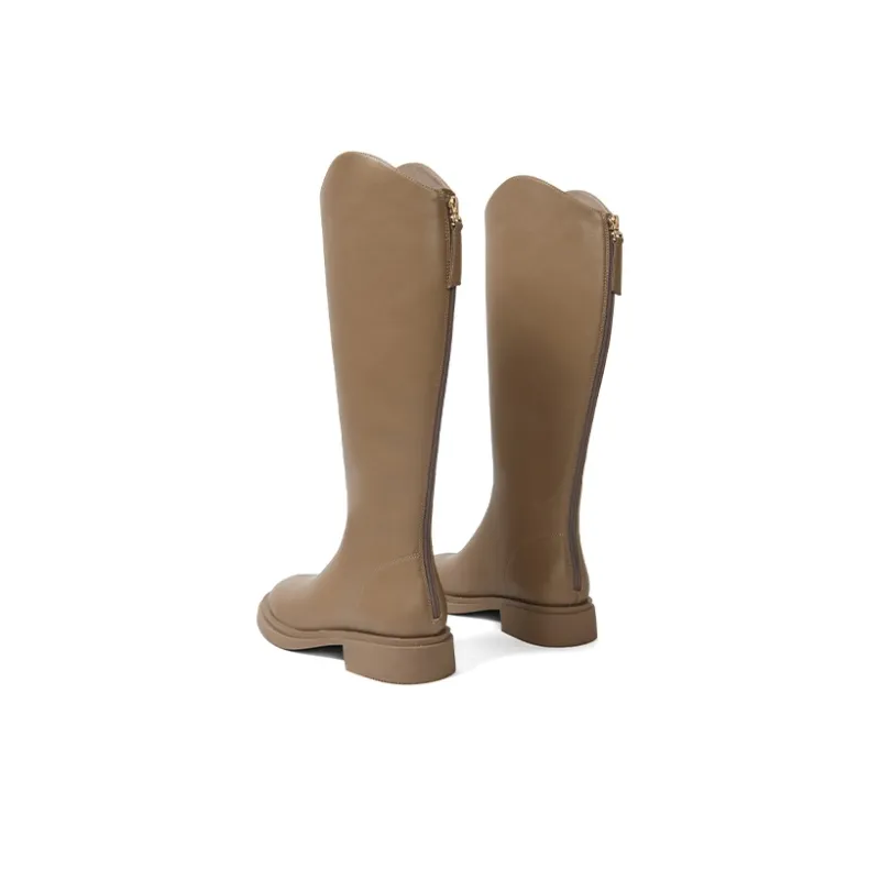 PT'SON Knee high Boots 3.5cm Women's-24