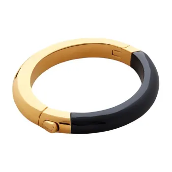Monica Vinader Onyx Sterling Silver 18K Gold-Plated Bracelets Women's Gold