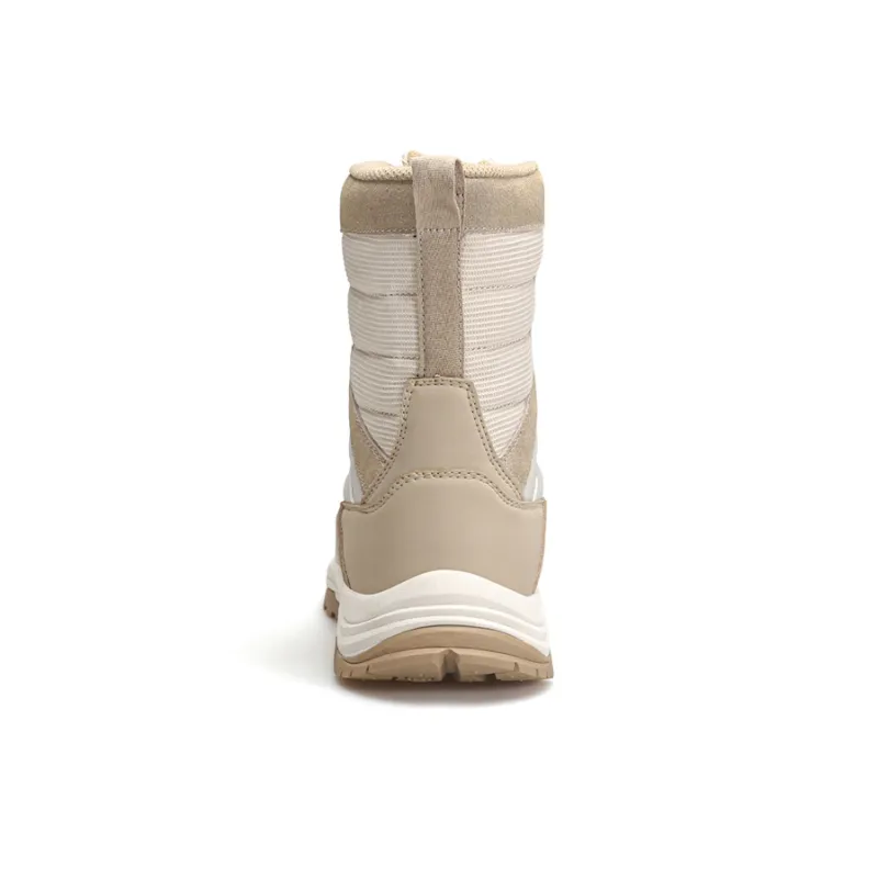 HUMTTO Coverage Cushioning Crew Snow Boots Women's Beige-2