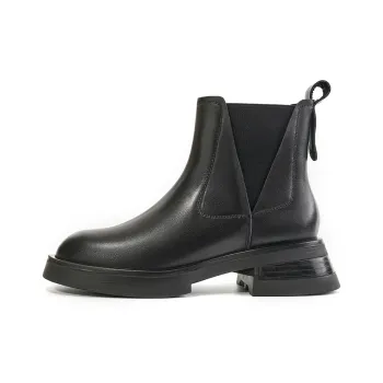 EBLAN Ankle-Length Chelsea Boots Women's Black