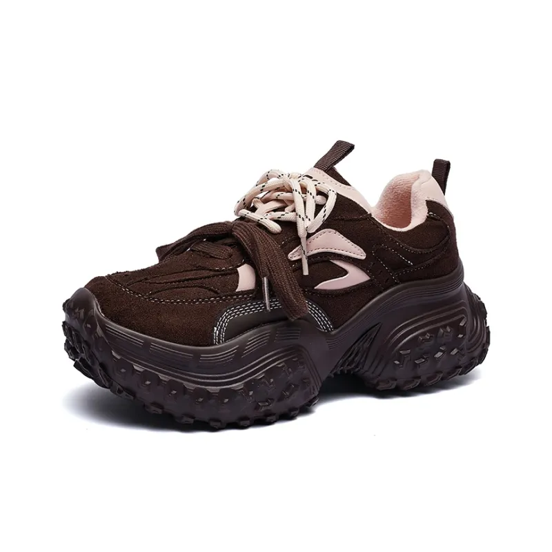FCS Anti Slip And Wear Resistant Warm Low Top Chunky Sneakers Women's-9