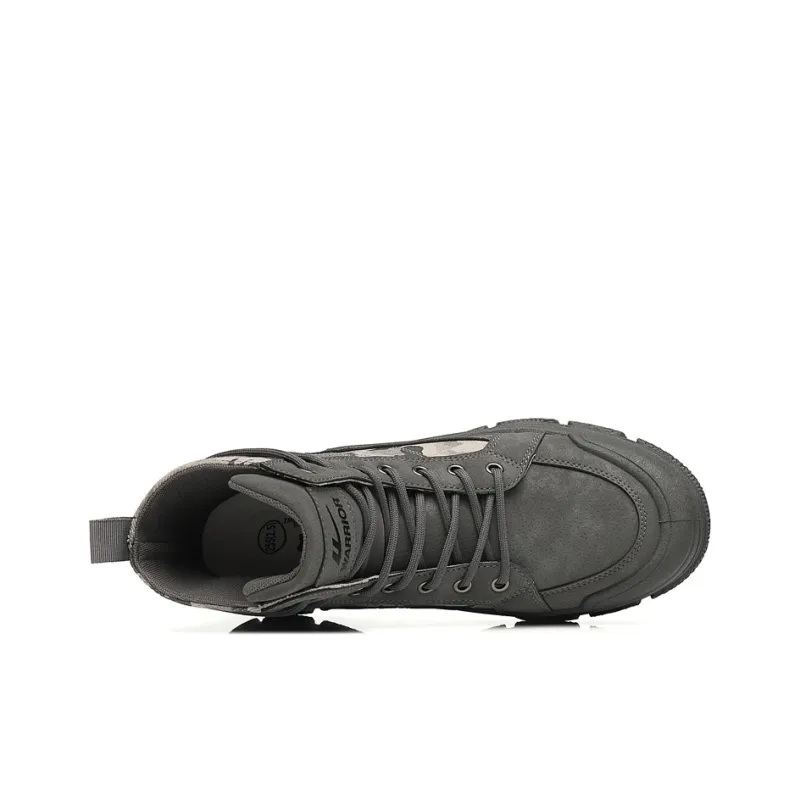Warrior Short Mid Calf Martin Boot Men's Gray-2