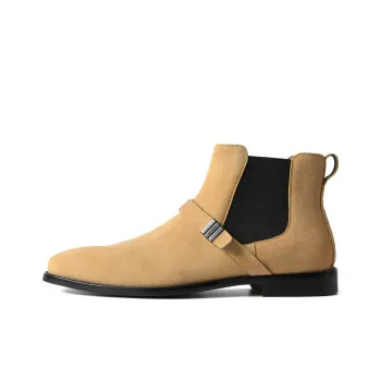 PEDRO Short Chelsea Boots Men's Sand