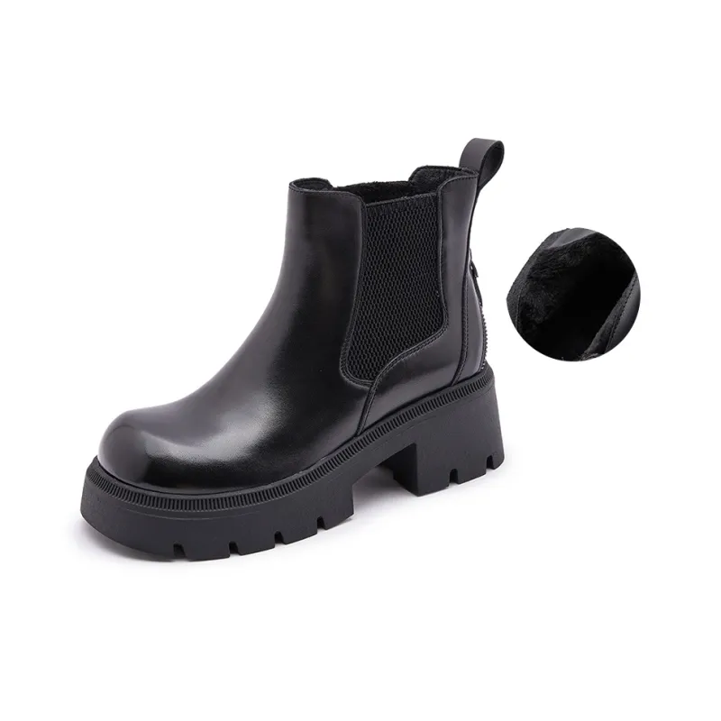 Milan Love Song Knee-High Chelsea Boots 6cm Women's-1