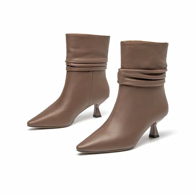 AITA Ankle Boots Women's Khaki/Black-2