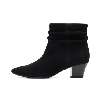 Clarks Teresa Skip Ankle Boots 5cm Women's Black