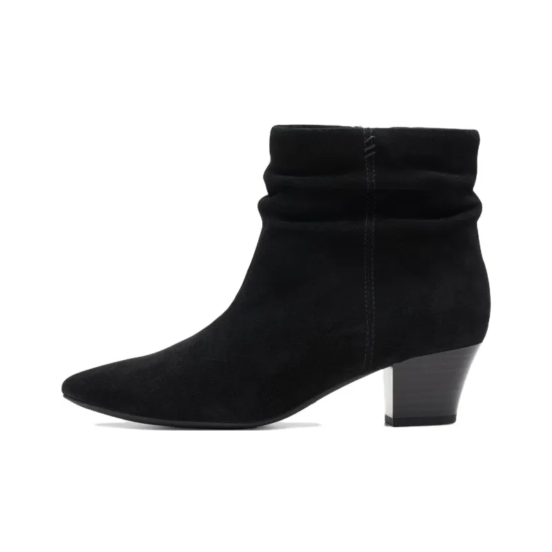 Clarks Teresa Skip Ankle Boots 5cm Women's Black-0