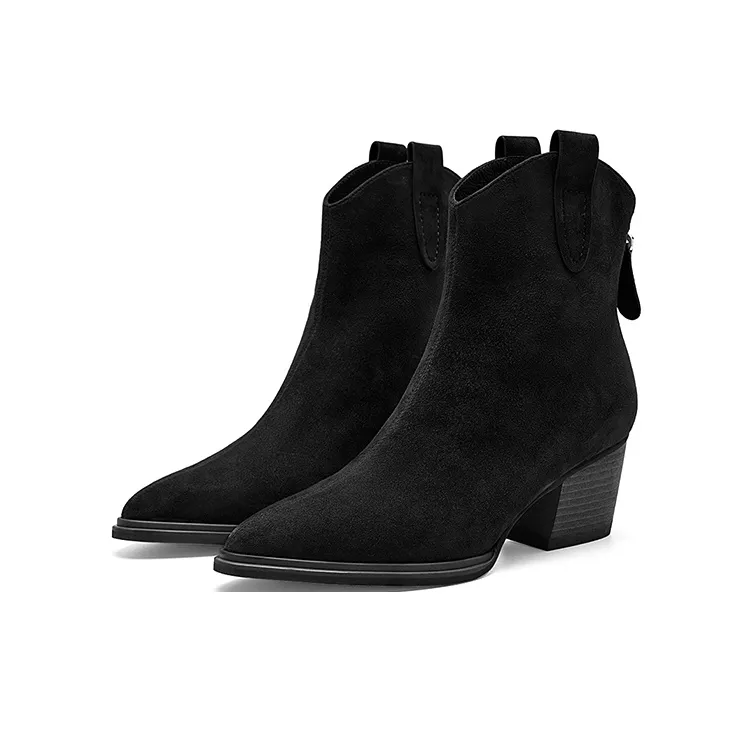 NINI WEST Ankle Boots Women's Black/Brown-2