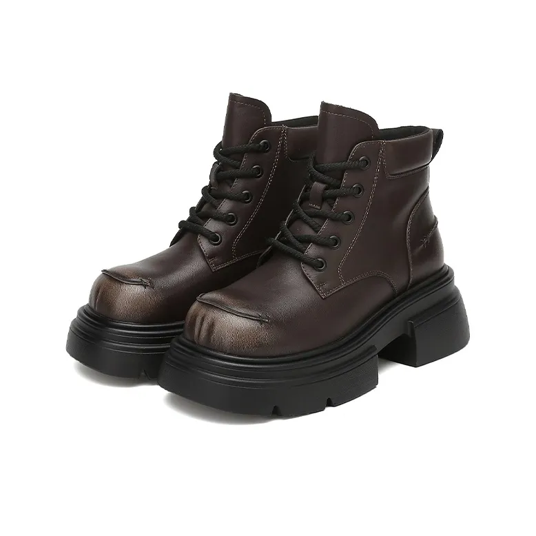 DAPHNE Ankle Boots Women's Black/Brown-9