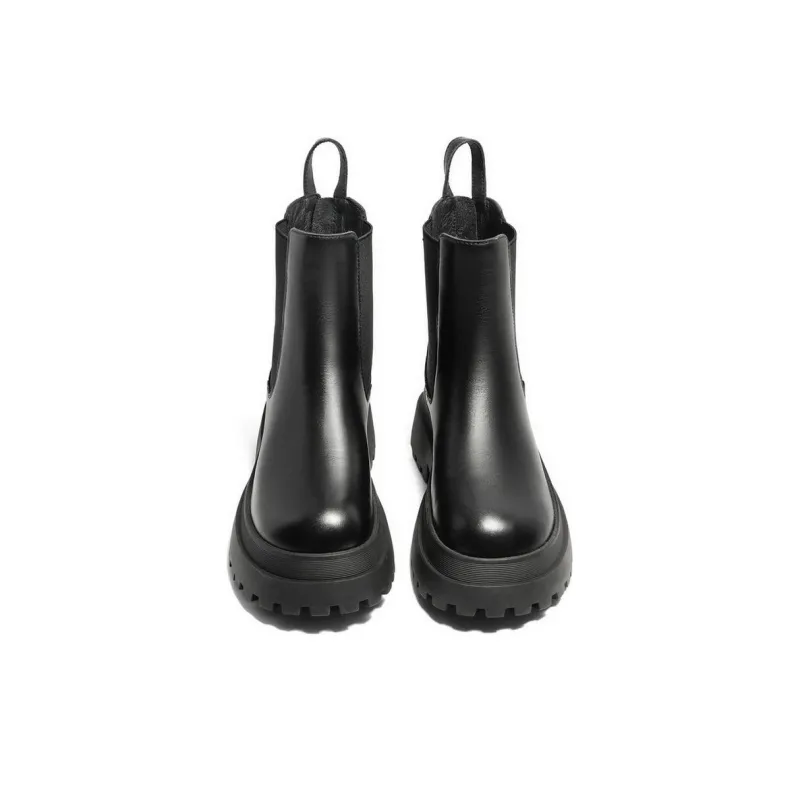 BELLE 13.5cm Chelsea Boots 4cm Women's Black-3