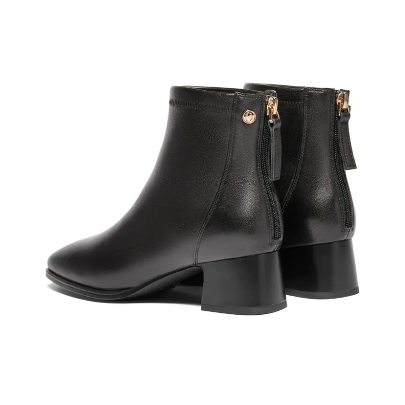 BELLE Ankle Boots 4.5CM Women's Black Beige-12
