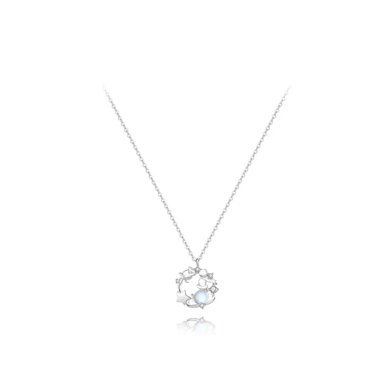 BLANK IN BLANK Zircon Necklaces Women's Bestie Birthday Gift For Girl-10