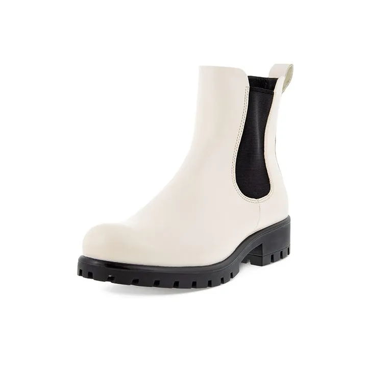 Ecco Modtray Short Chelsea Boots Women's Limestone White-1