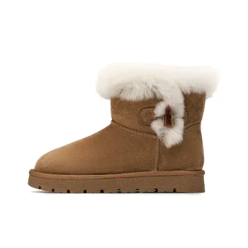 EBLAN Snow Boots Women's Brown