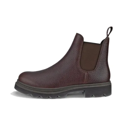 Ecco Grainer Short Chelsea Boots Women's Red Brown