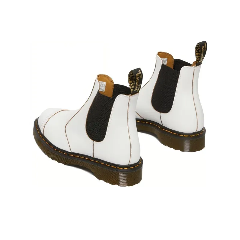 Dr.Martens Short Chelsea Boots Unisex White-3