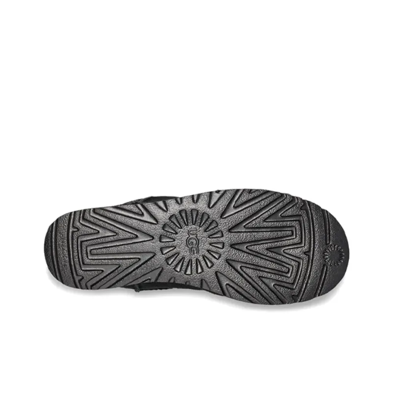 UGG W Classic Short Logo Zip 'Black' Women's-5