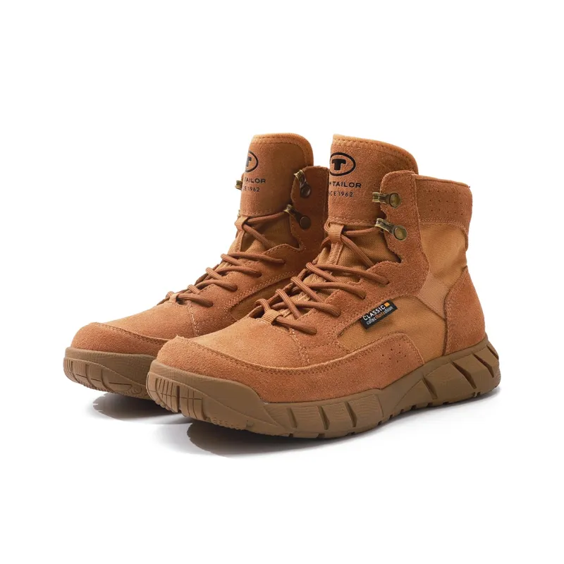 TOM TAILOR Tan Wilderness Work Boots Short Outdoor Boots Men's-18