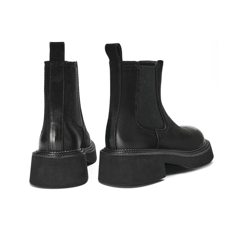 EBLAN Short Chelsea Boots Women's Black-4