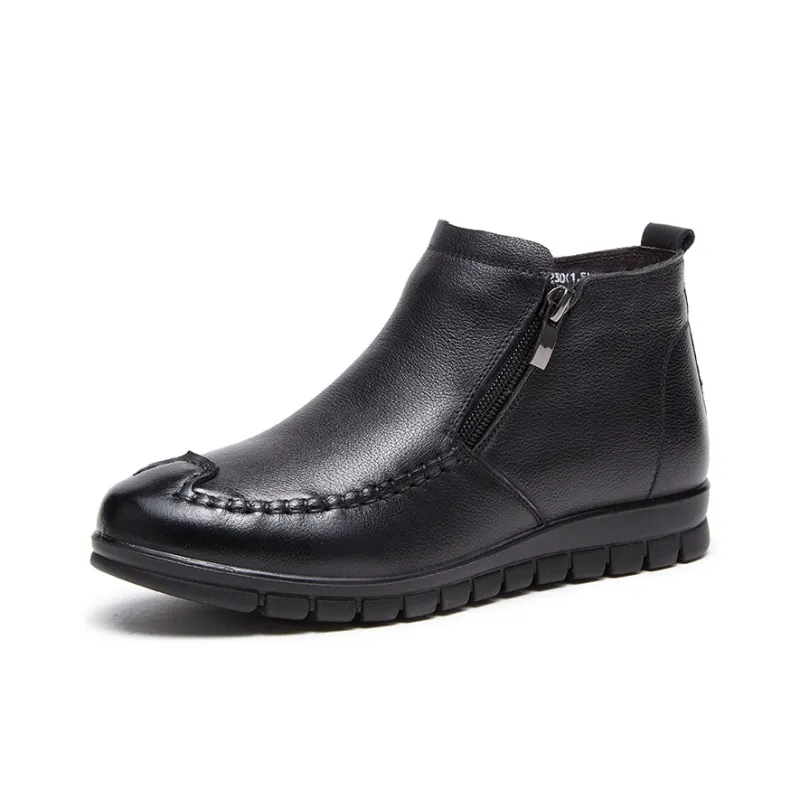 AOKANG Fleece-Lined Warm Ankle Boots Women's-1