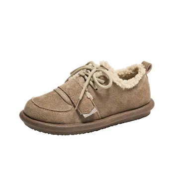 Bull charm Snow Boots Women's Khaki/Black/Camel