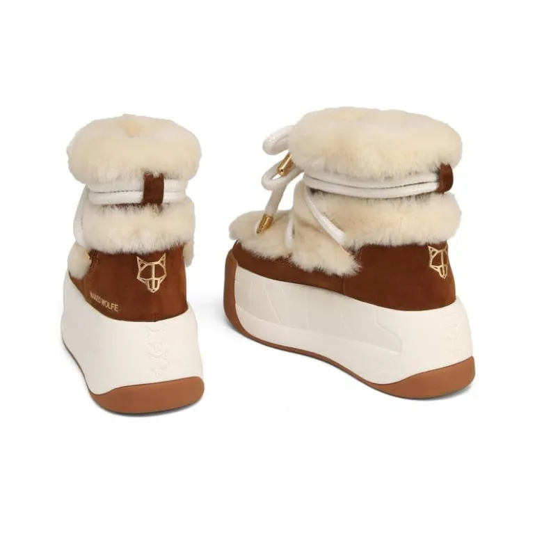 Naked Wolfe Darling Ankle Boots 7cm Women's Brown-4
