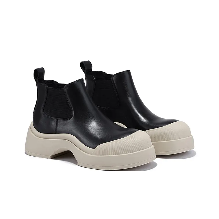 SELAIYA Short Chelsea Boots 4.5cm Women's Black-1