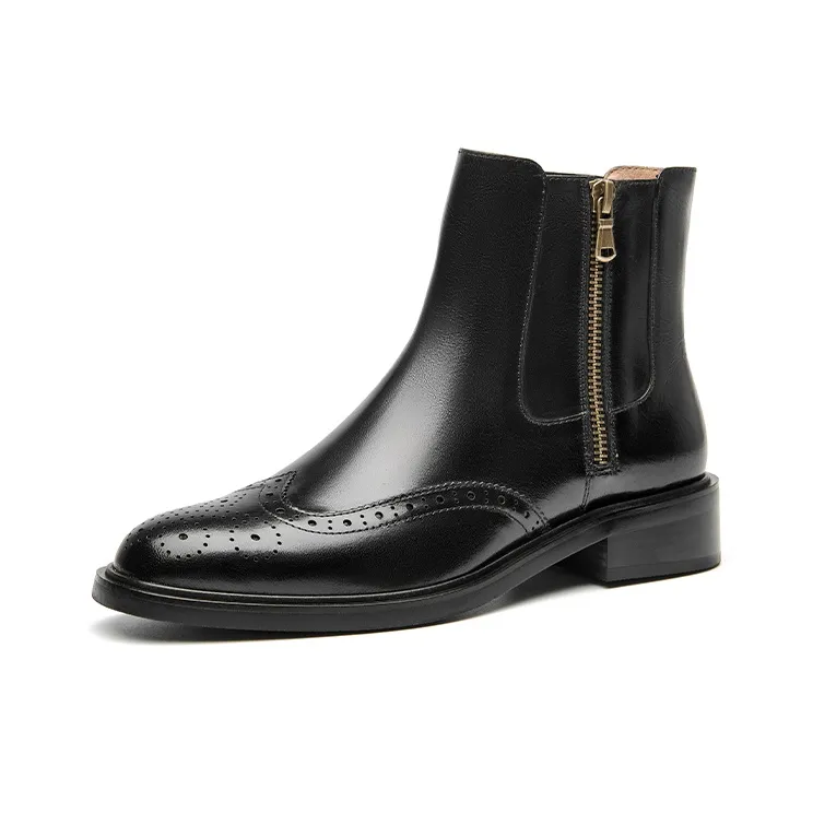 Beau Today Soft-Soled Buffalo Leather Chelsea Boots 3.6cm Women's-14