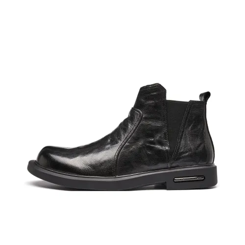 PLO CART Crew Chelsea Boots 2.5cm Men's Black