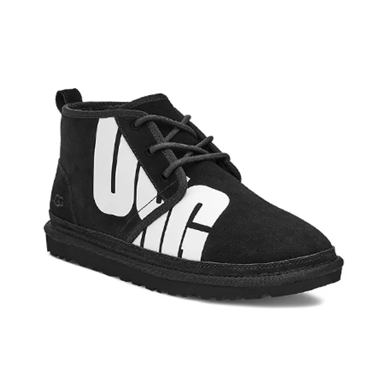 UGG Neumel Boot Chopd Black White-2