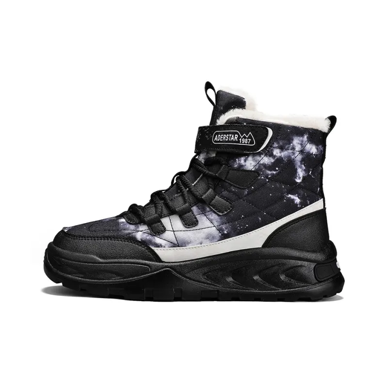 MEXICAN Warm Water Resistant Wear Resistant Slip Resistant Coverage Short Snow Boots Men's-0