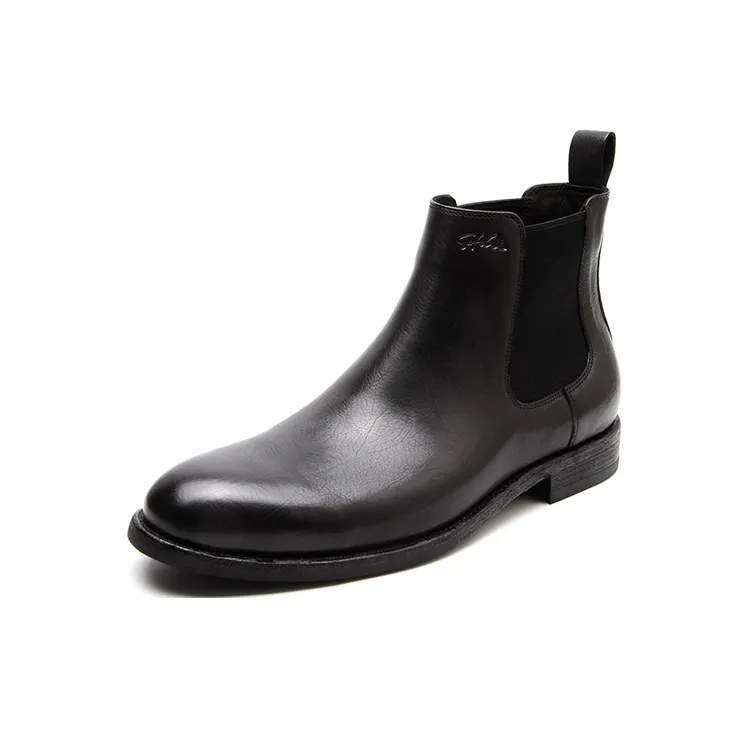 Satchi Chelsea Boots Men Black-1