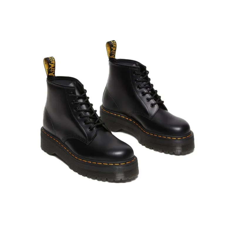 Dr. Martens 101 Quad 6 Eye Boot 'Black'-2