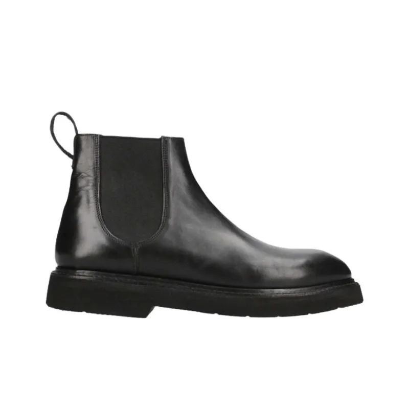 PREMIATA Short Chelsea Boots Men's Black-1