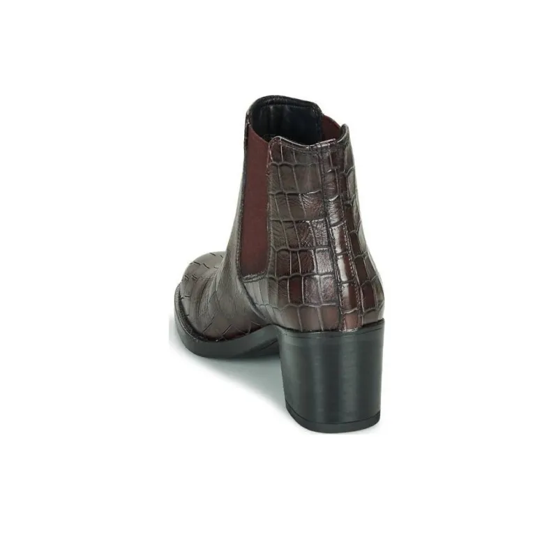 Clarks Short Chelsea Boots 5cm Women's Brown-4