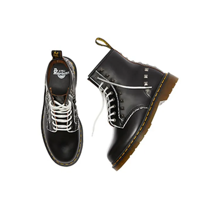 Dr.Martens 1460 Stud 8 Martin Boots Black Unisex-2